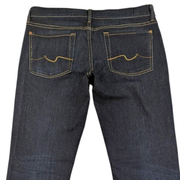 7 for All Mankind Straight EUC $198 size 31 J1646 - Picture 6 of 8